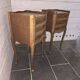 Pair of Louis XV style bedside tables in oak