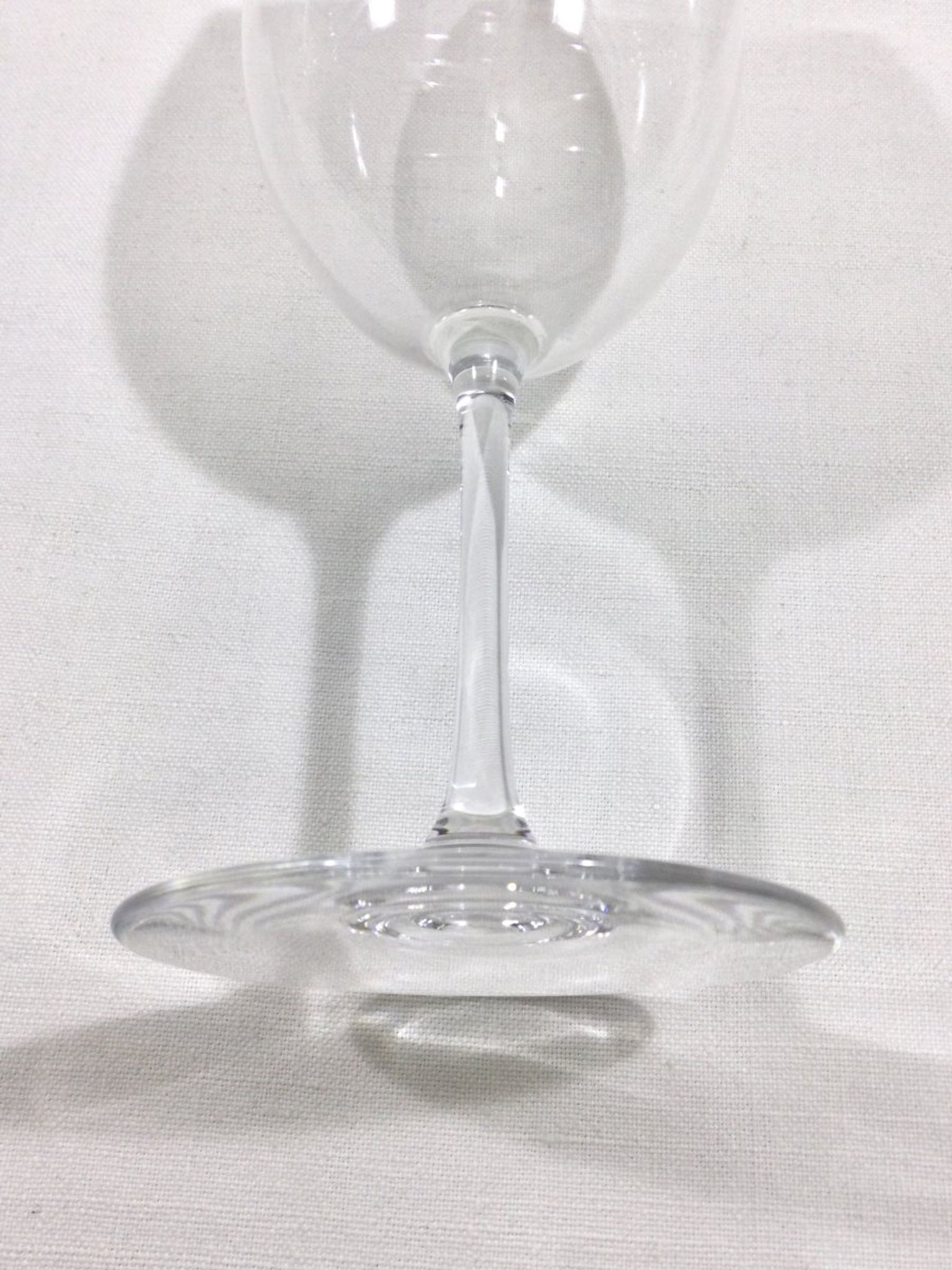 Set of 4 Baccarat balloon wine glasses