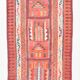 Red & Burgundy Vintage Runner Rug, 102x274Cm