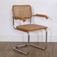 Fauteuil Cesca en bois metal et cannage 1970