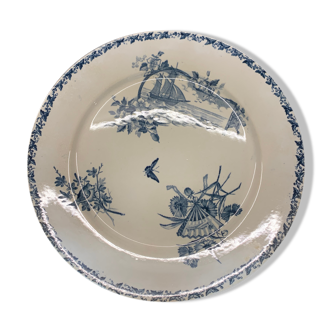 Lot 10 blue iron earth plates
