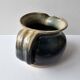 Glazed ceramic pitcher signed C - Tasey