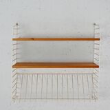 Vintage shelves with metal frame