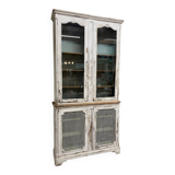 Large oak dresser with white patina