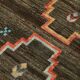 Hand-Knotted Turkish Contemporary 150 cm x 194 cm Brown Wool Carpet