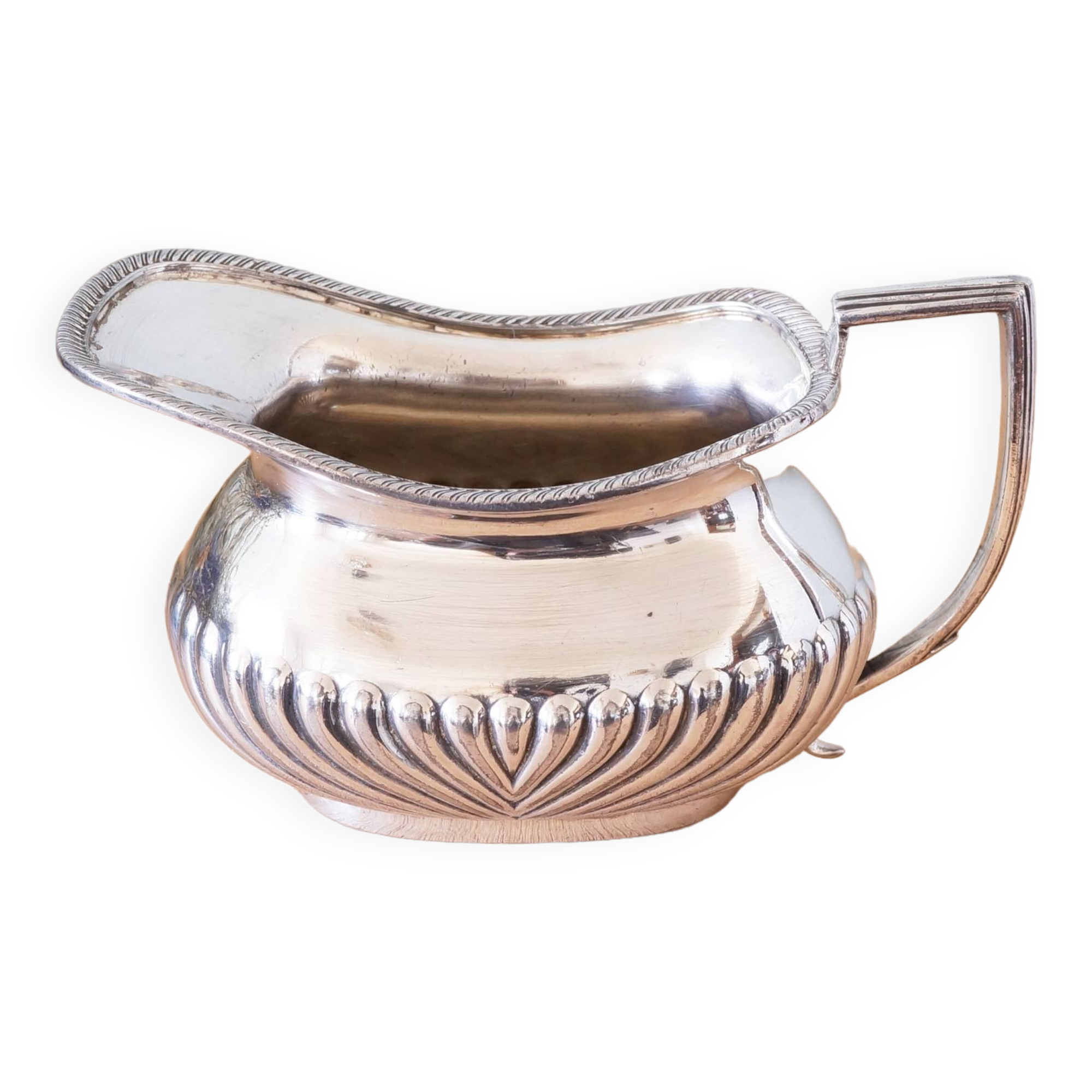 Reid & Sons silver-plated metal sauce