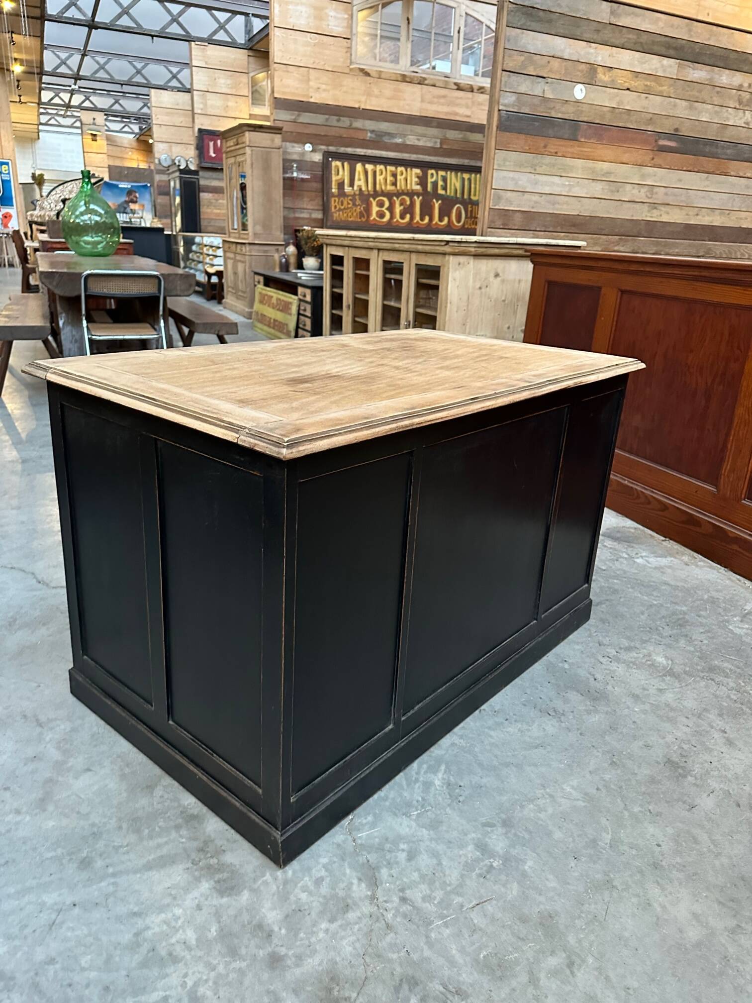 Early 20th century oak desk