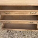 Louis XV style oak chest of drawers