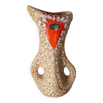 Vase fat lava Vallauris 1970