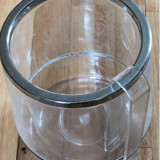 Champagne bucket or ice bucket and its plexiglass pliers 17.5 * 15 cm
