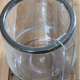 Champagne bucket or ice bucket and its plexiglass pliers 17.5 * 15 cm