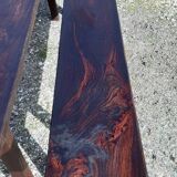 Pair of country banks in chêne