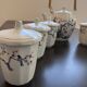 Antique Asian porcelain tea or coffee set