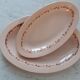 Duo de petits plats ovals Longwy modèle Betty