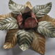 Flower shaped vintage wall sconce