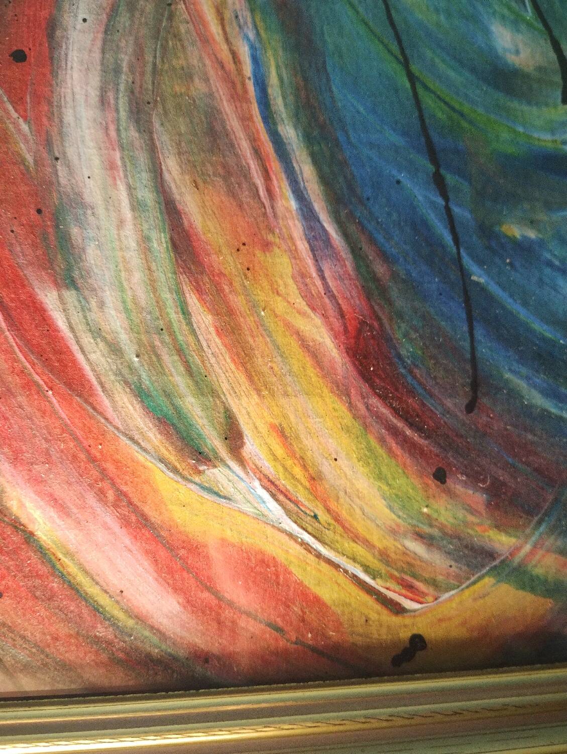 Small abstract painting