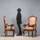 Paire de fauteuils Louis-Philippe en noyer