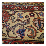Tapis indien avec mélange de design « Ispahan »/« Kechan » des années 1980
