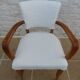 Fauteuil bridge chic art déco année 50 totalement restauré et cousu main