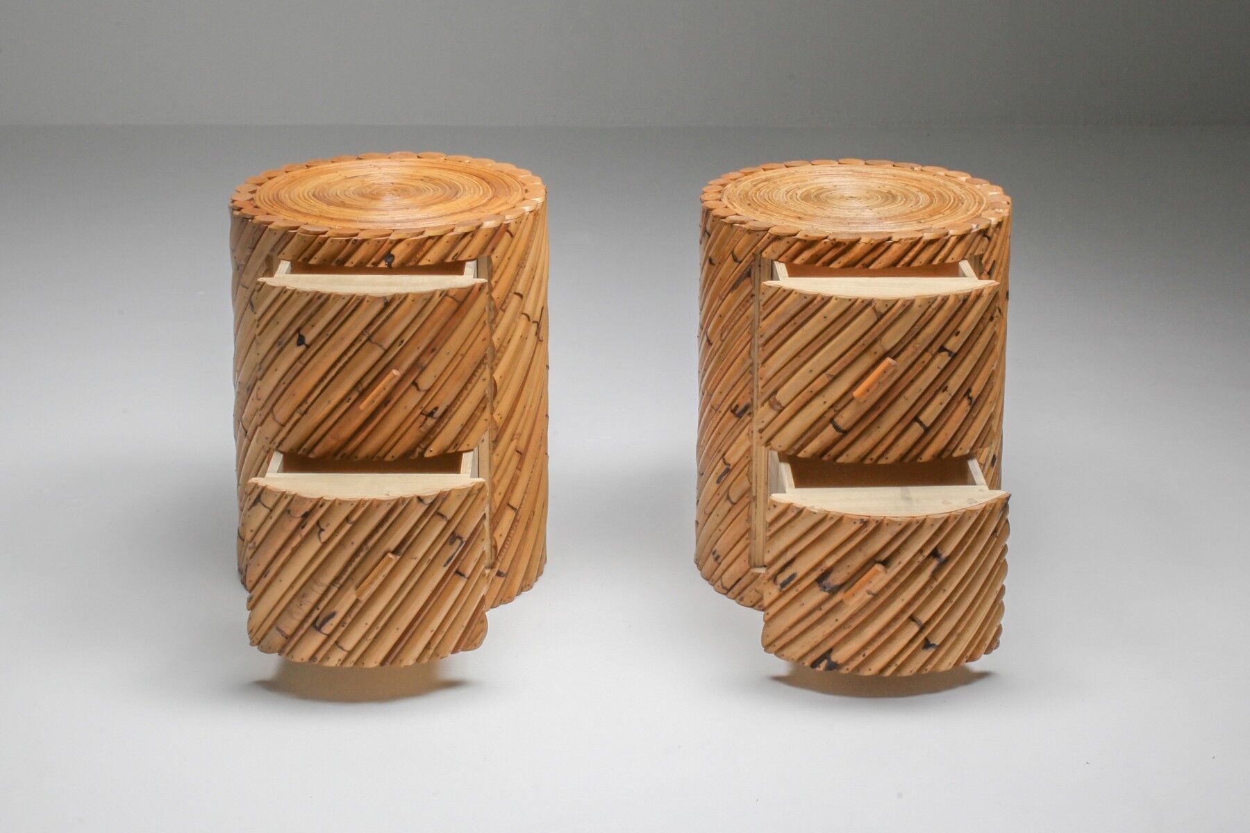 Paire de tables d'appoint Vivai del Sud 1970
