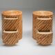 Paire de tables d'appoint Vivai del Sud 1970