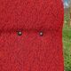 Vintage pair of red and black armchairs
