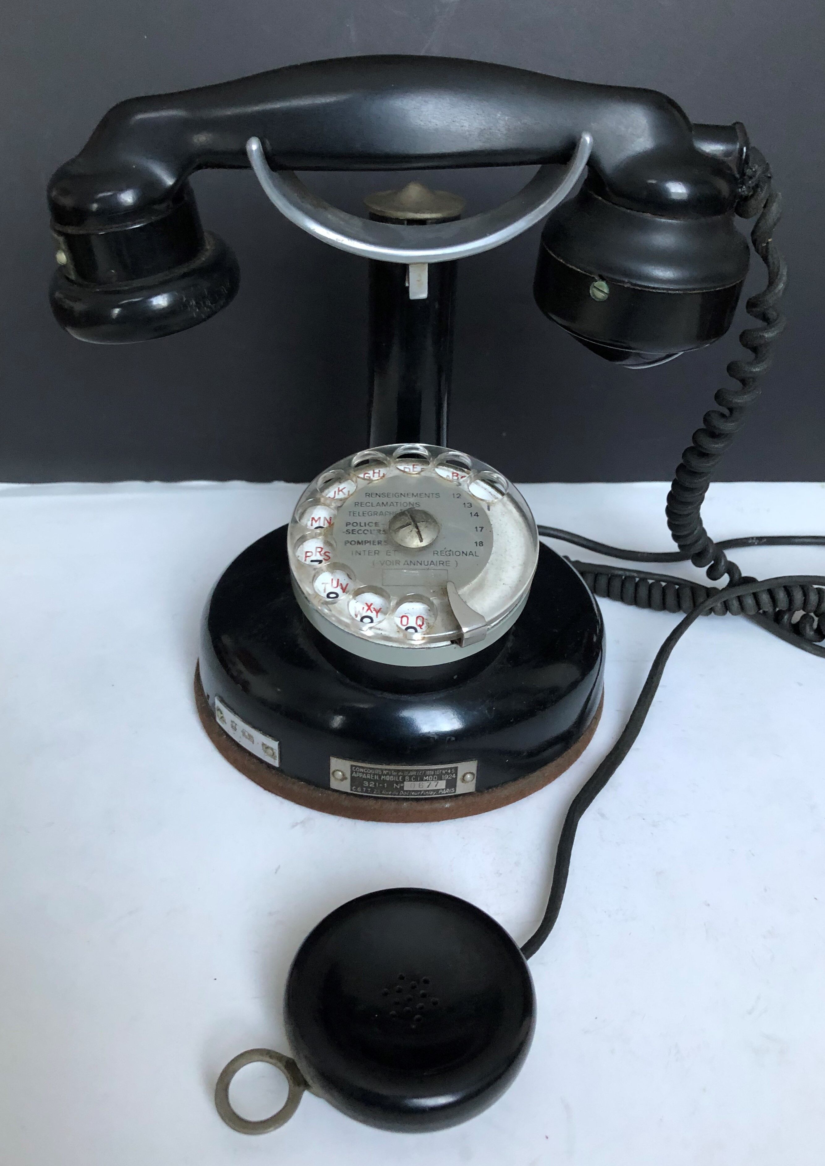 Old bakelite phone