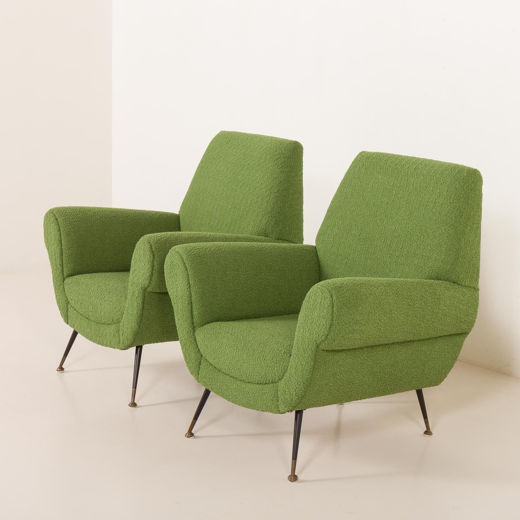 Gigi Radice attr. to lounge chairs, set of two, 1960s