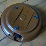 Round scale Testut, brown, vintage 1970s