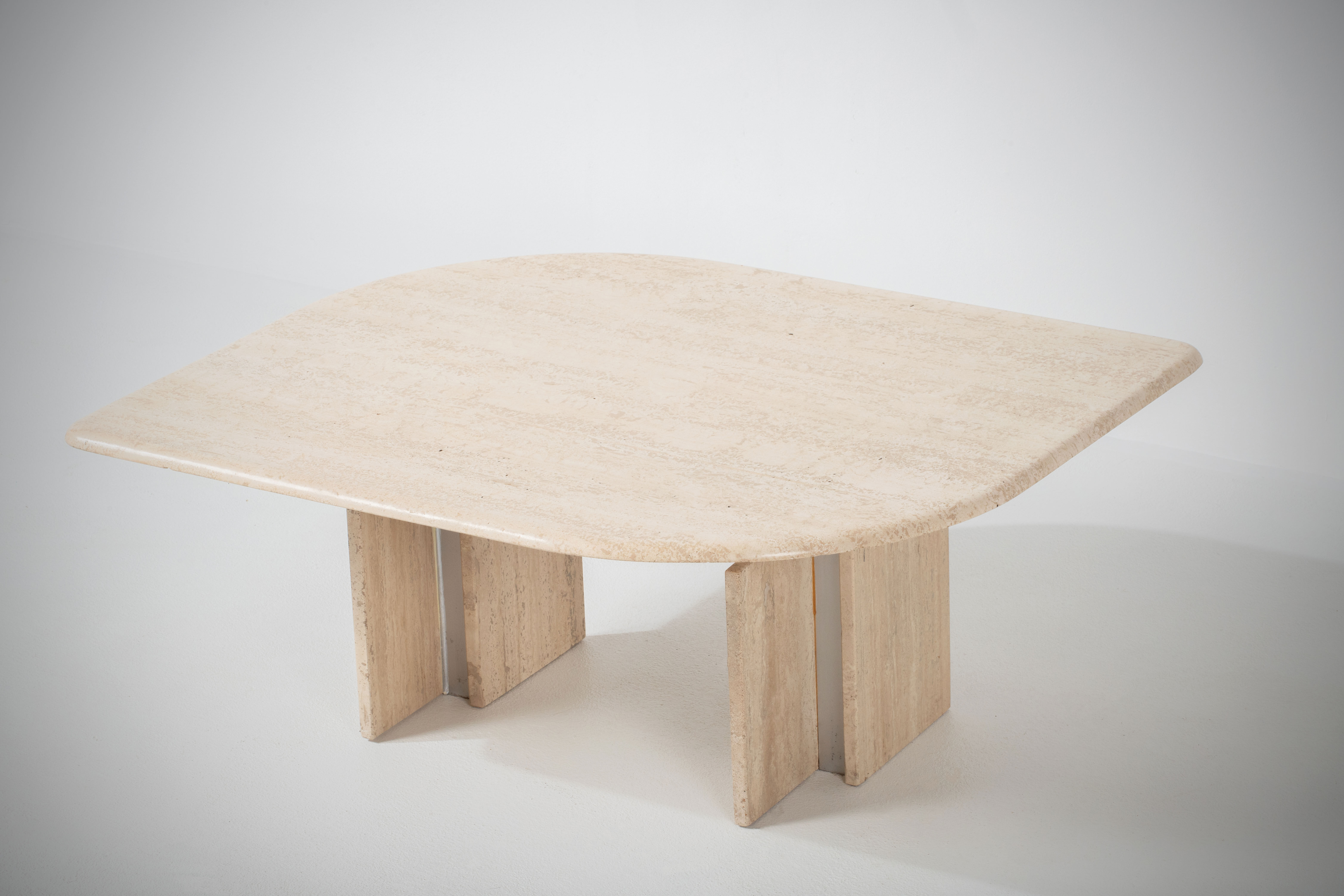 Table basse vintage italienne - marbre