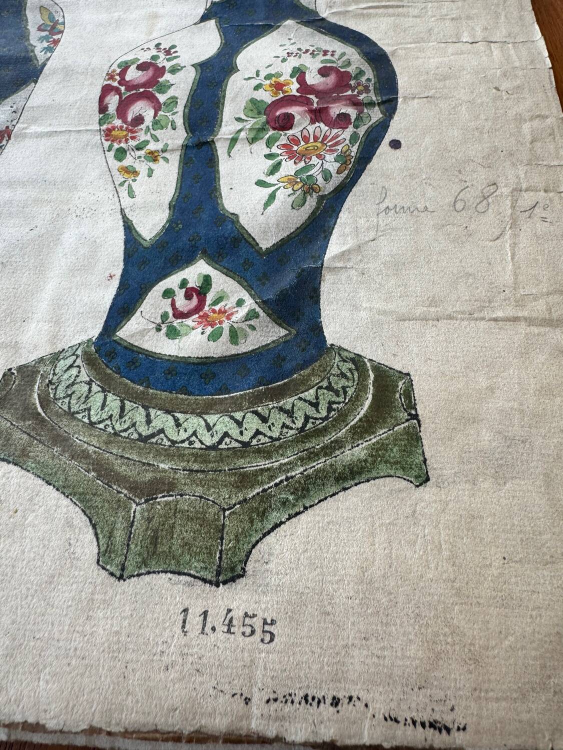 Porcelain lamps 1880