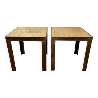 Pair of side tables