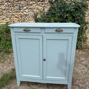 Buffet parisien vintage bleu 