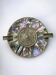 Abalone shell & alpaca ashtray, Mexico, circa 1970s