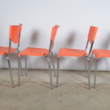 Vintage orange chairs