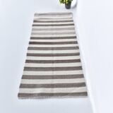 kilim runner rug, wool kilim from turkey , scandinavian style kilim rug