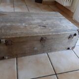 Vintage wooden suitcase