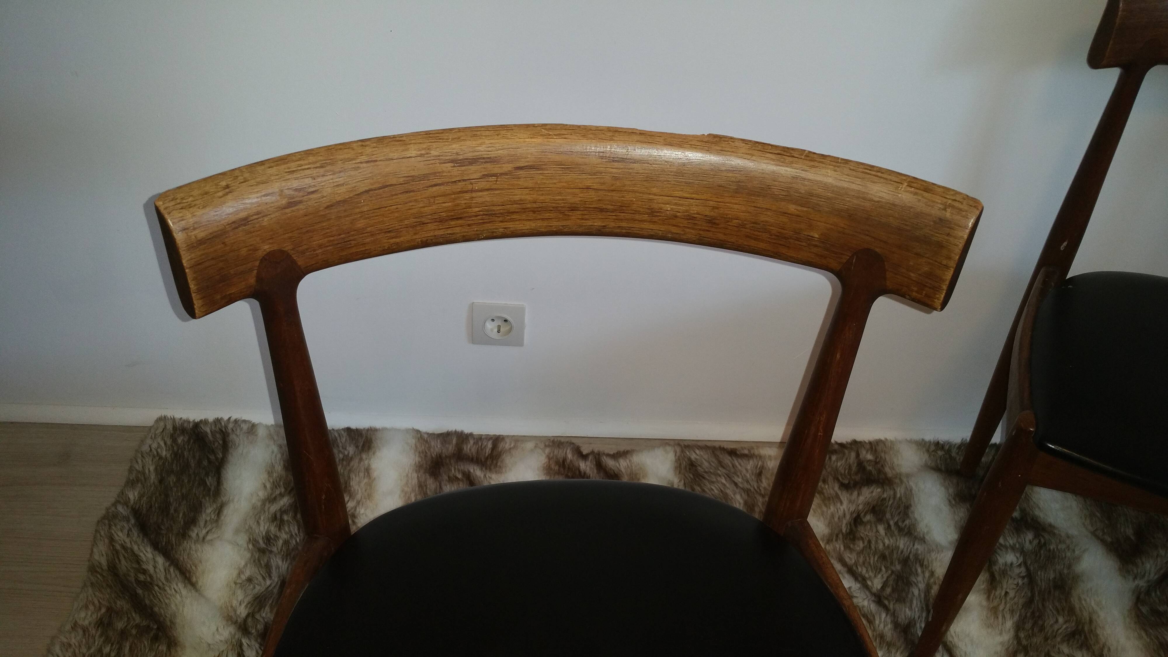 Set of 4 lounge chairs by Johannes Andersen for Denmark, 1960 s