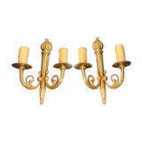 Pair of empire wall light