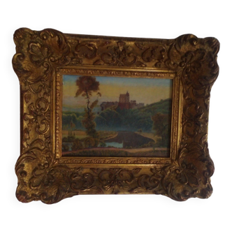 Tableau paysage XIXème