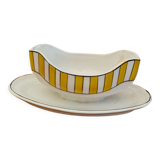 Nimy's striped yellow saucepan