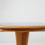 Italian design oak dining table - 1970s