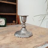 Vintage pewter candle holder