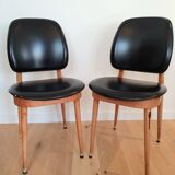 Vintage "Pegase" chairs by Pierre Gurariche / Baumann
