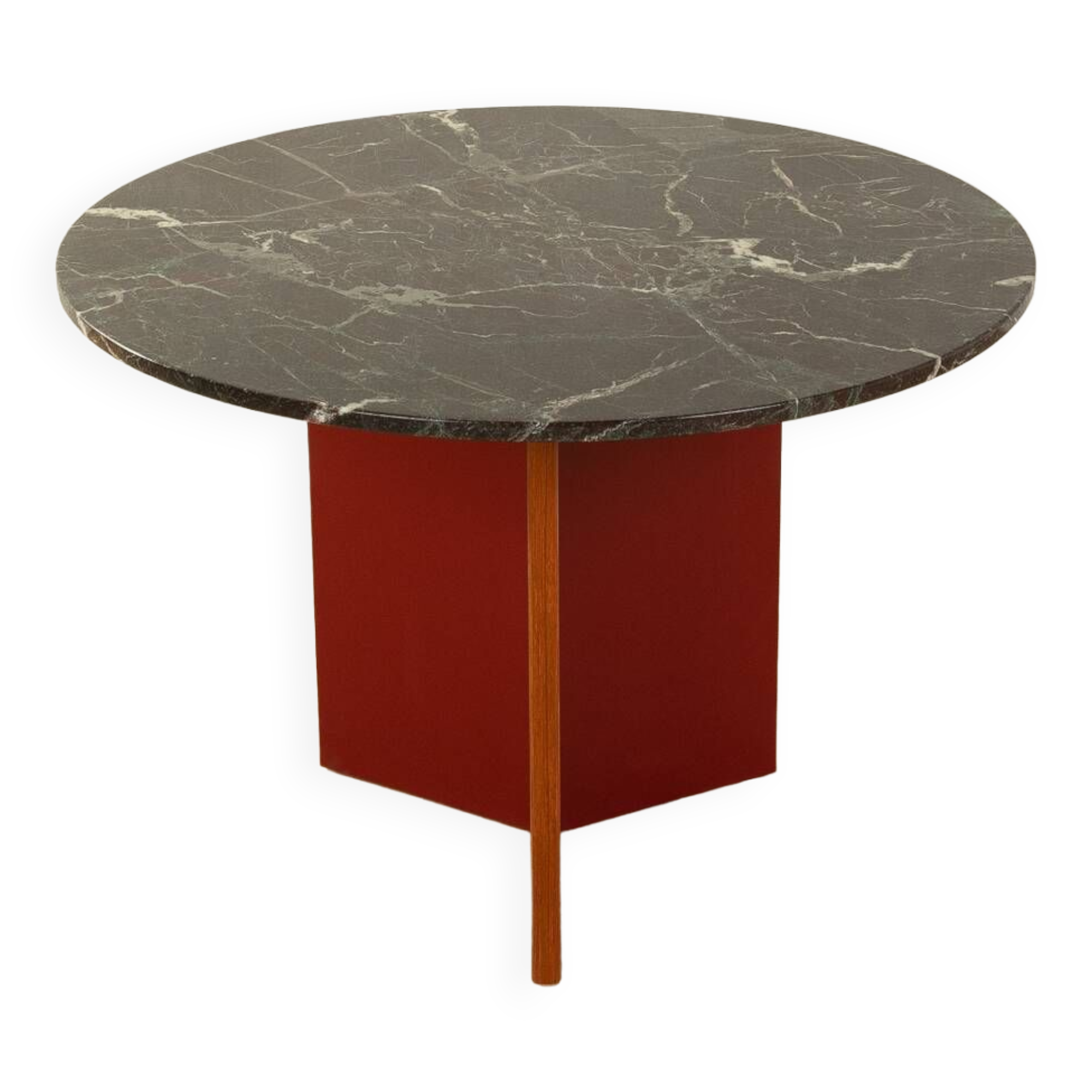 1960s marble dining table, Ø 110 cm