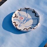 Taureau blanc - plateau en céramique