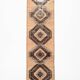 Tapis persan vintage marron 3 x 11 pour couloir, 94 x 345 cm, SK 5284