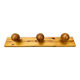 Wall coat rack hook pine balls