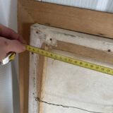 Old Oil Painting Canvas Manor Castle Holiday Home 87x62cm