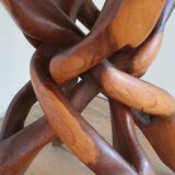 African teak root table 50s